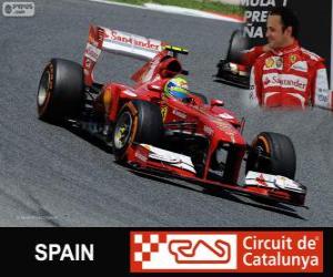 Puzzle Felipe Massa - Ferrari - Grand Prix της Ισπανίας 2013, 3η ταξινομούνται